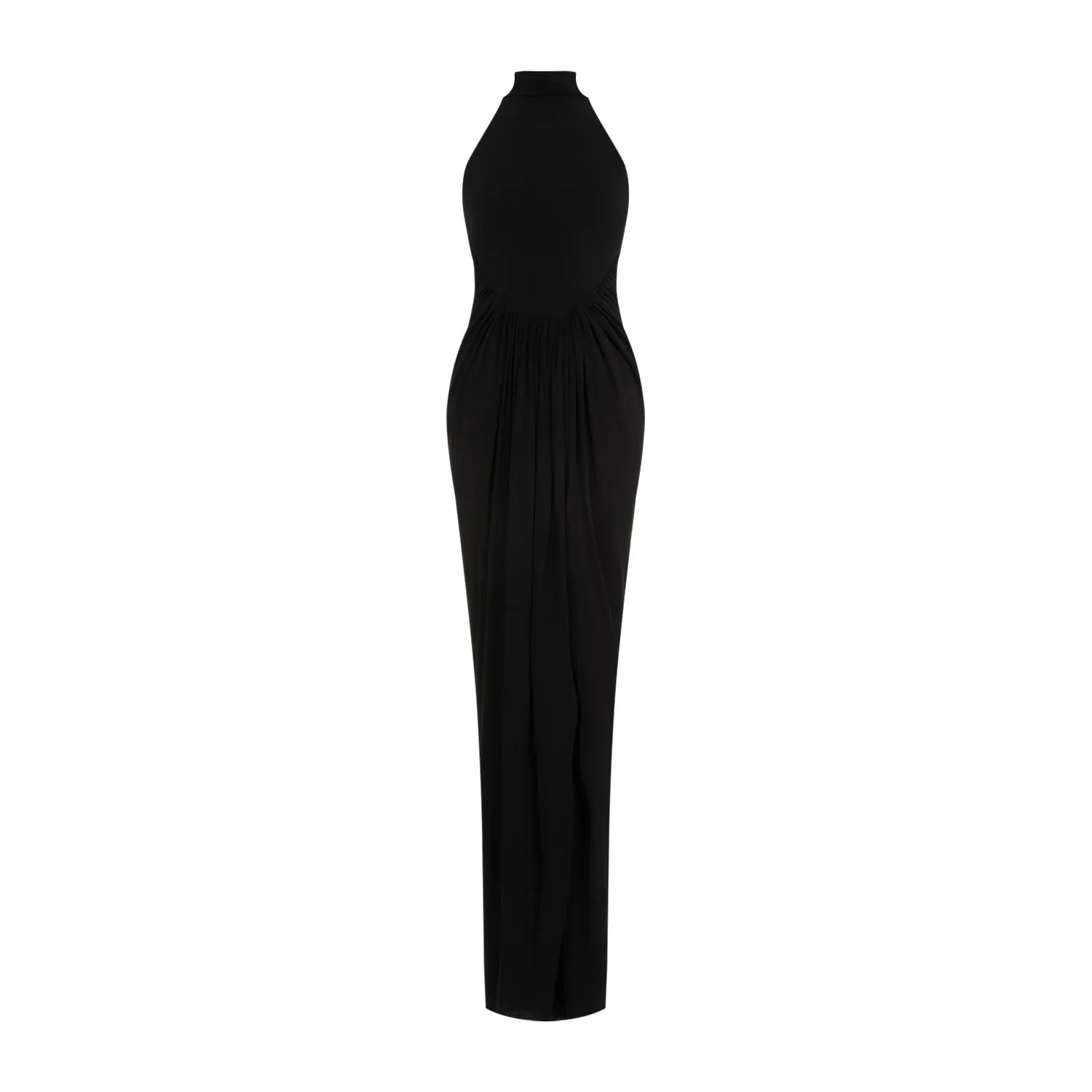 ALAIA Elegant Draped Long Dress