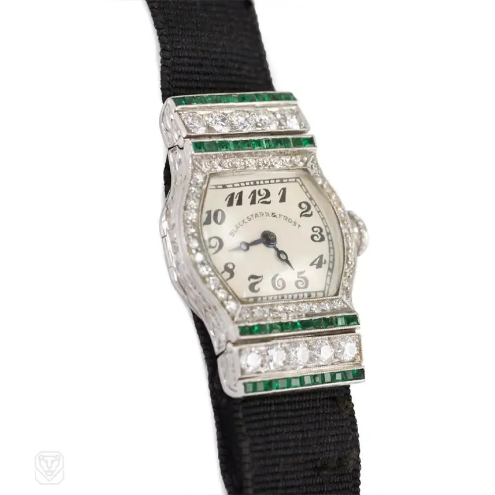 Art Deco dress watch, Black Starr & Frost