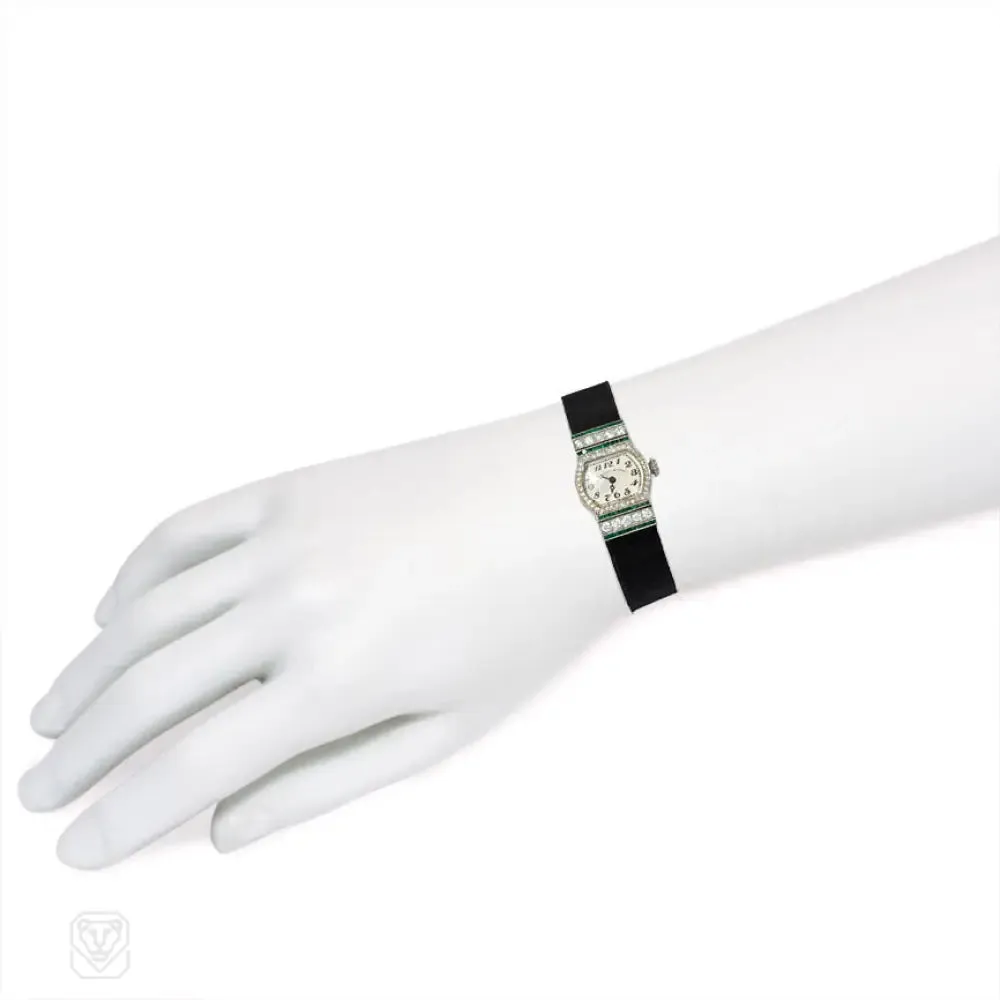 Art Deco dress watch, Black Starr & Frost