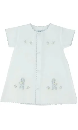 Auraluz Giraffe Day Gown- White & Blue