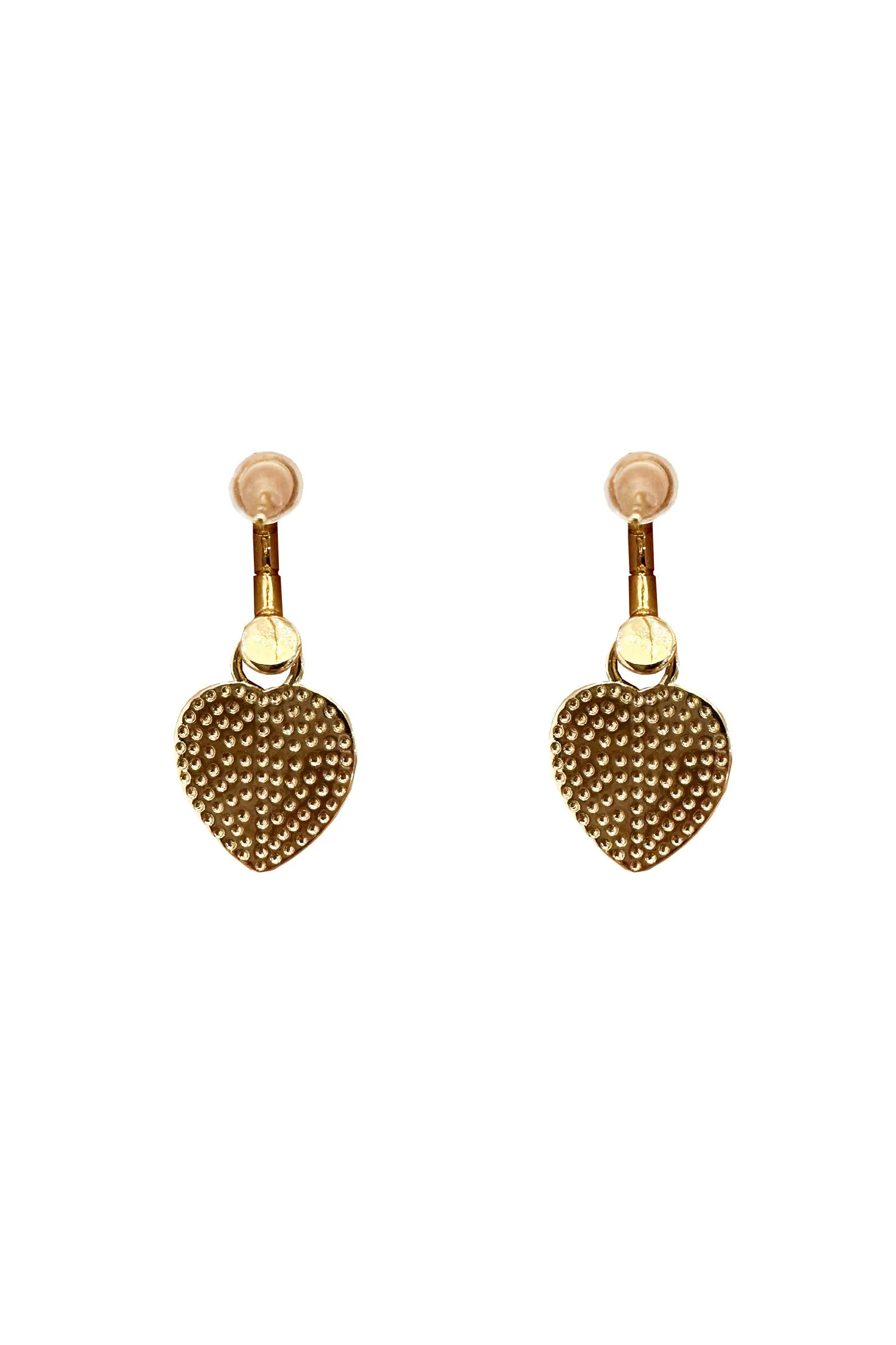 Ayelet Black Heart Earrings