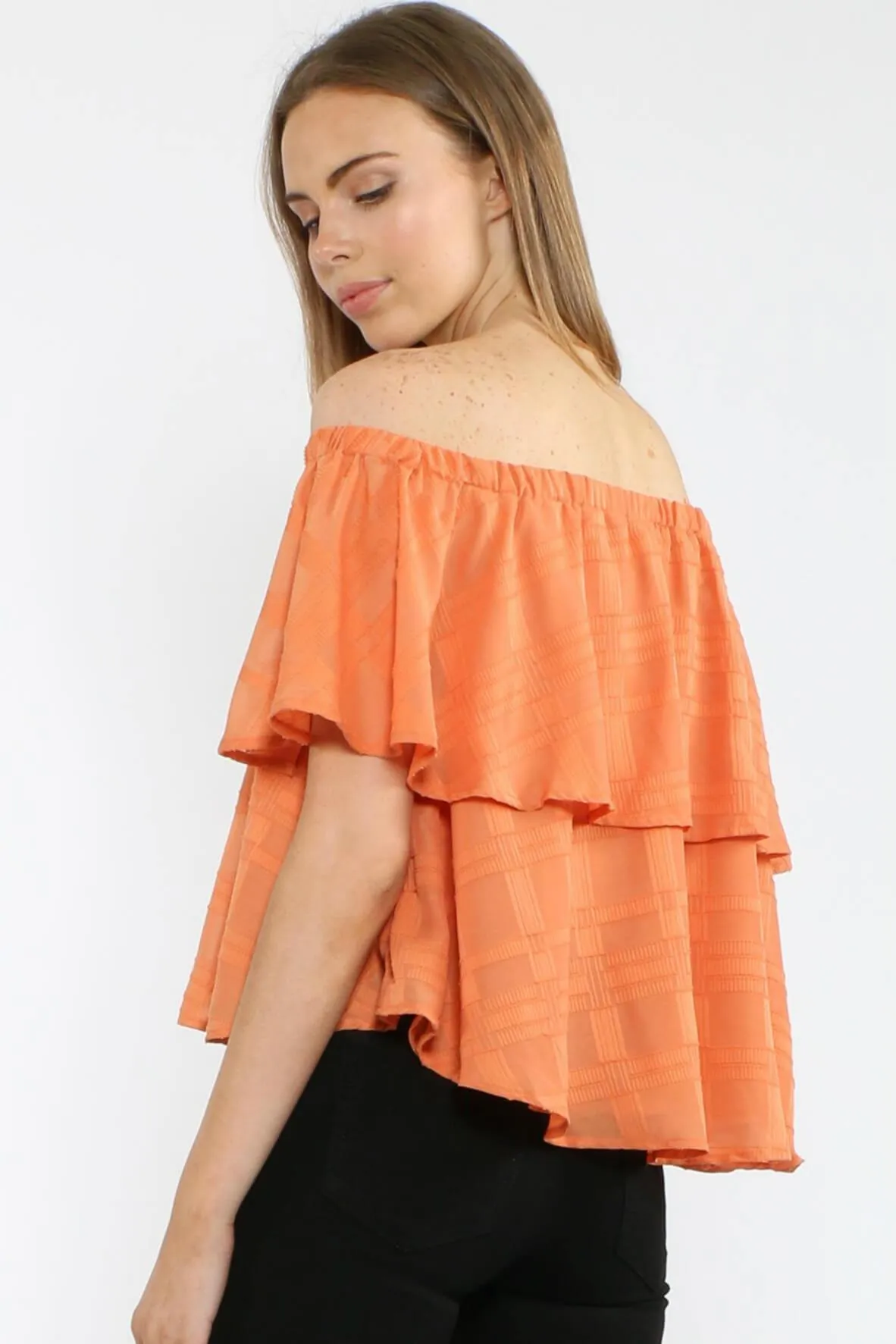 Better Days Ruffle Top