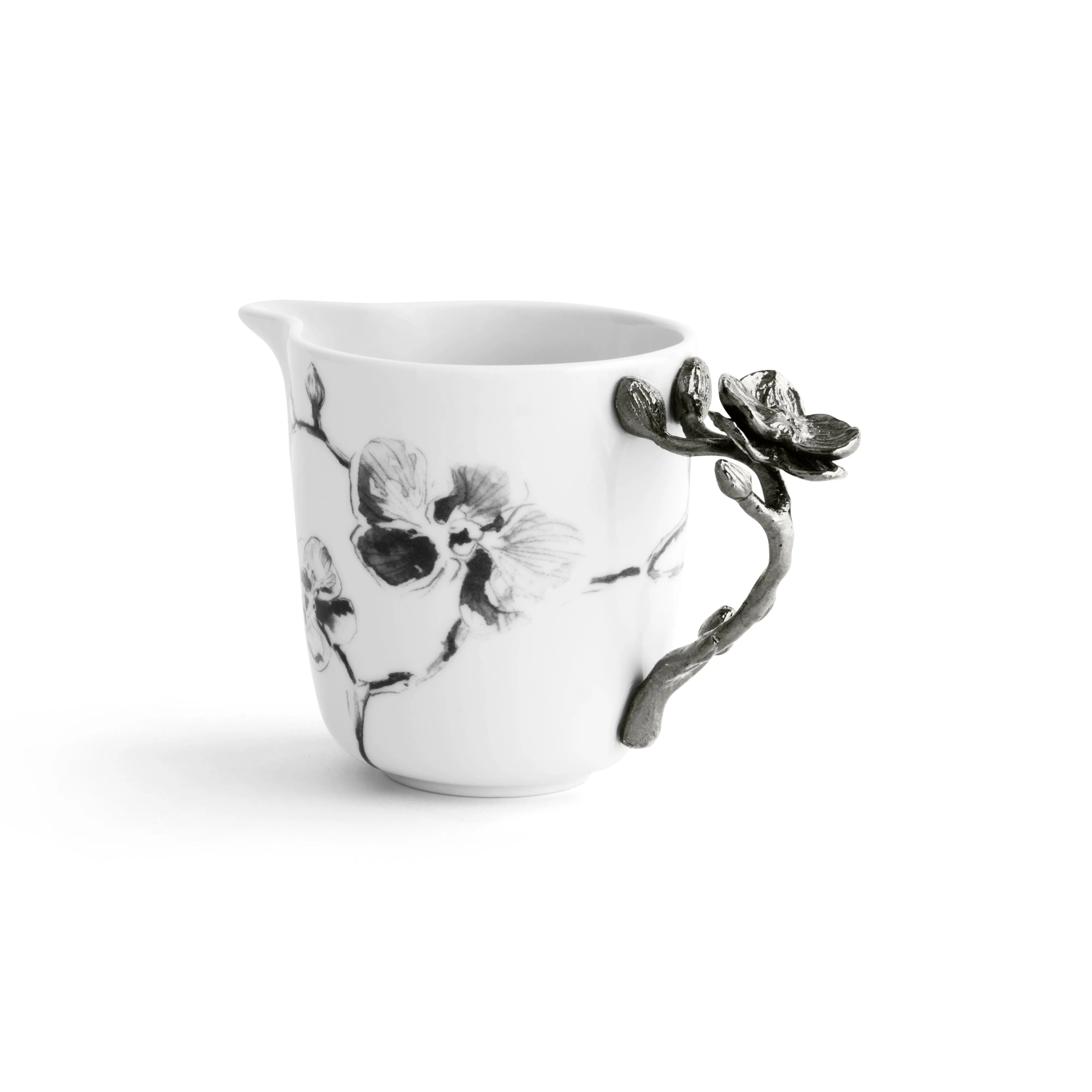 Black Orchid metal creamer