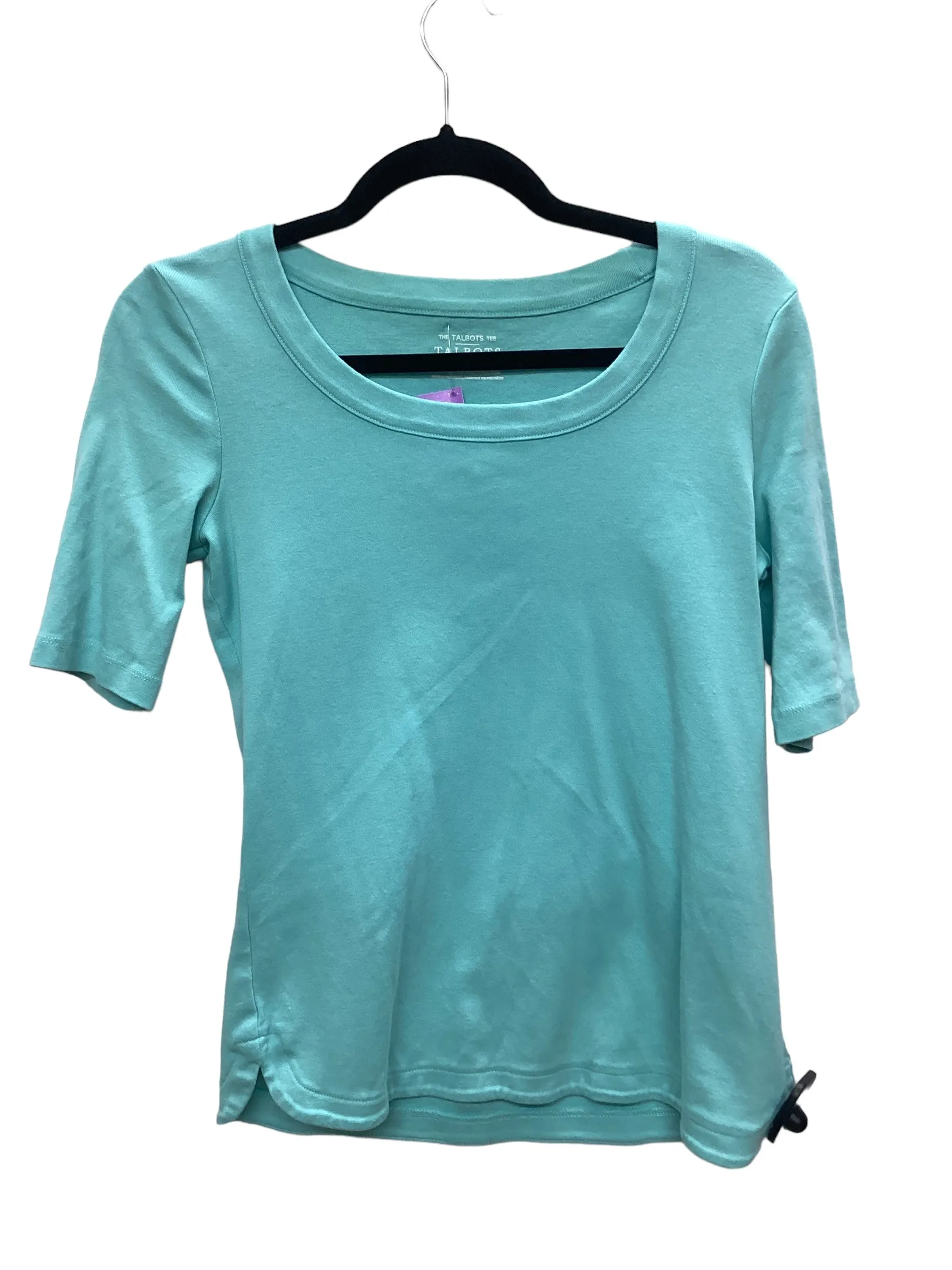 Blue Top Short Sleeve Basic Talbots, Size S