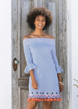 Cabana Life Off the Shoulder Smock Dress