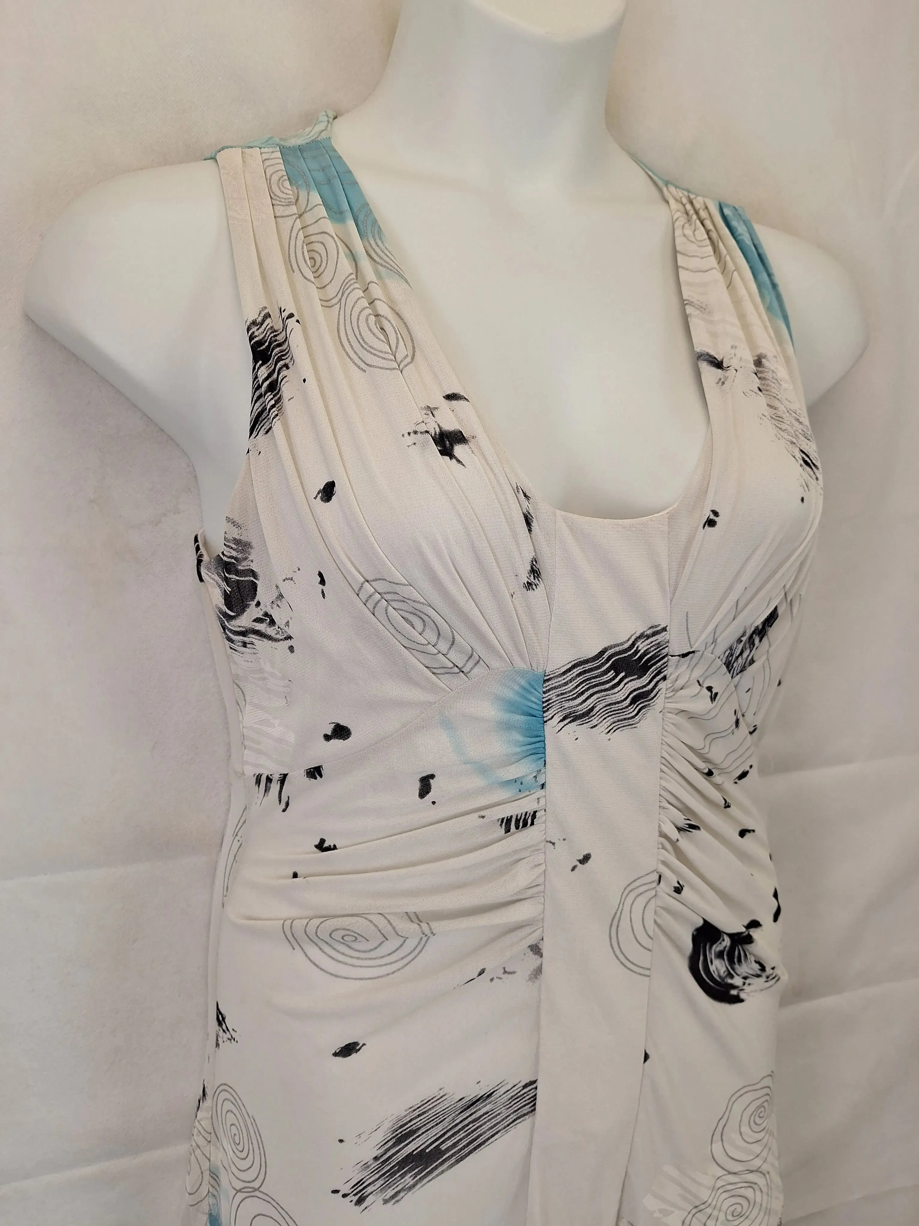 CarlOpik Abstract Mermaid Evening Dress Size 14