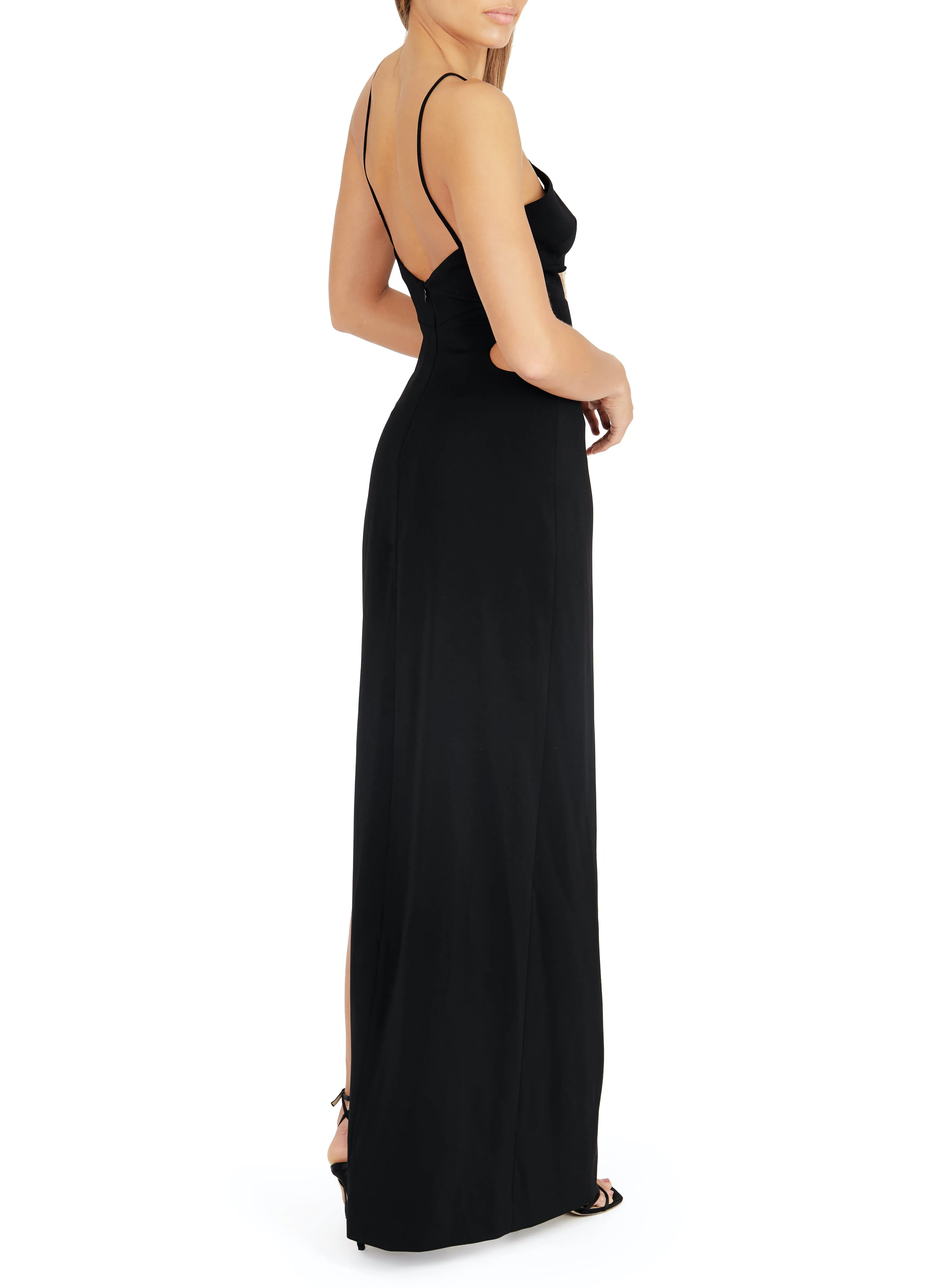 Cut-Out Halterback Dress