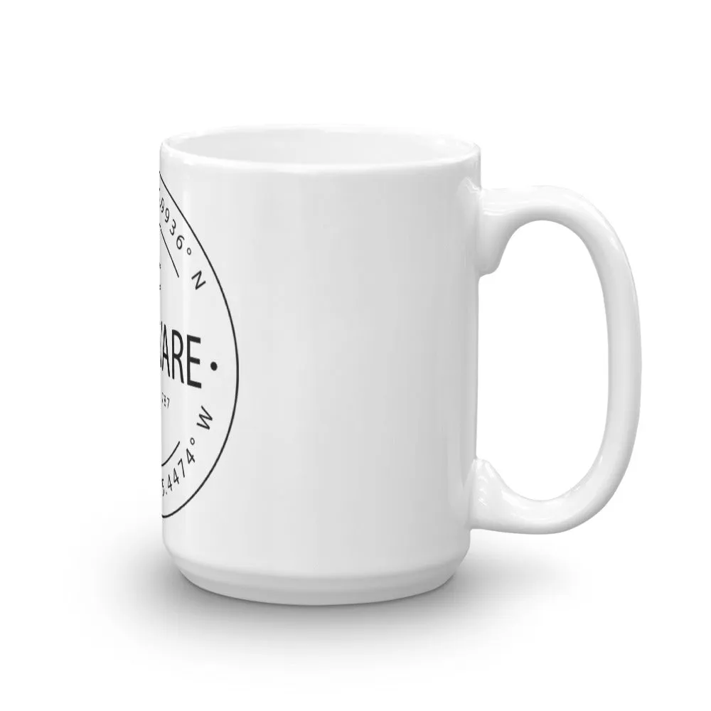 Delaware - Mug - Latitude & Longitude