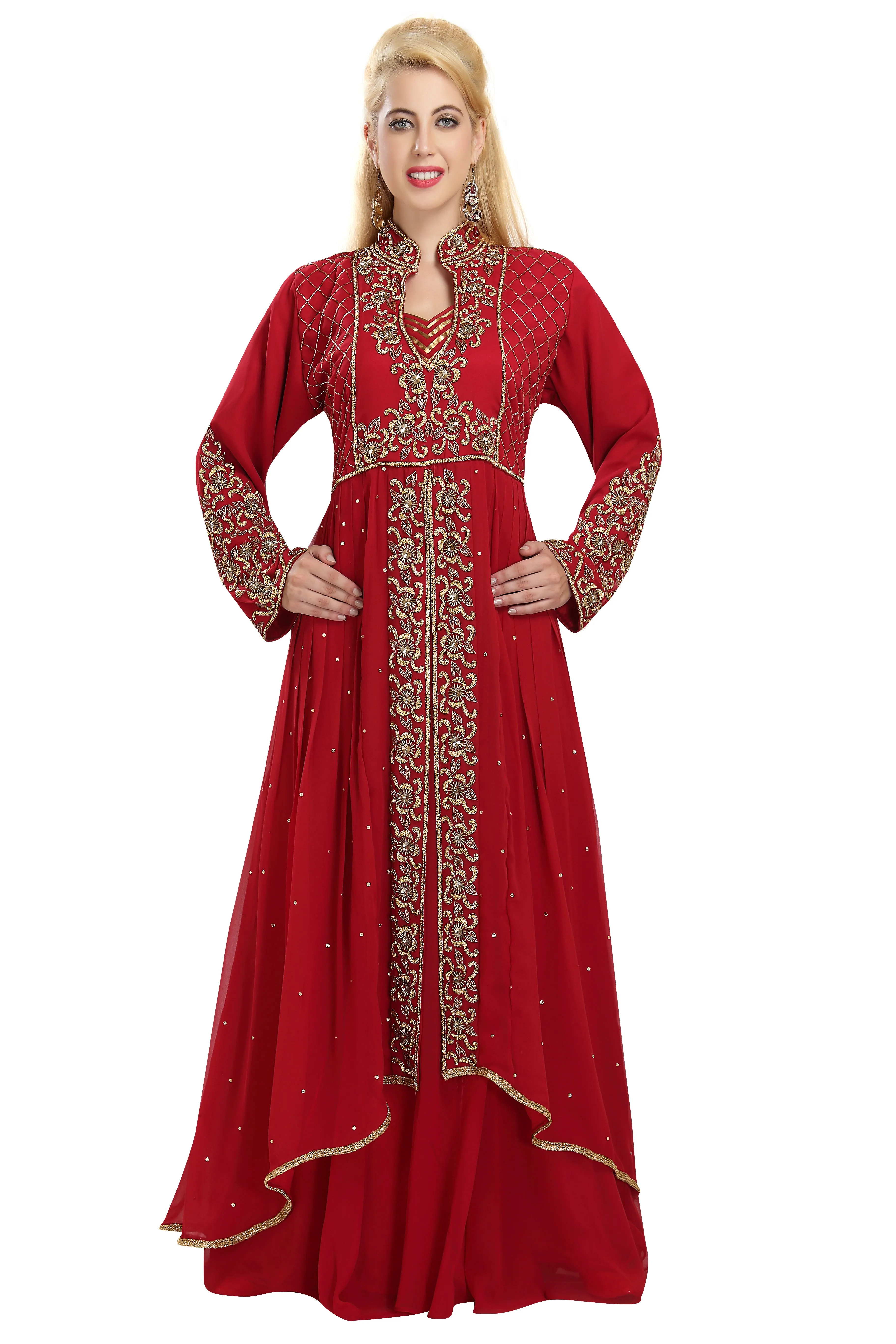 Designer Abaya With French Soiree Robe