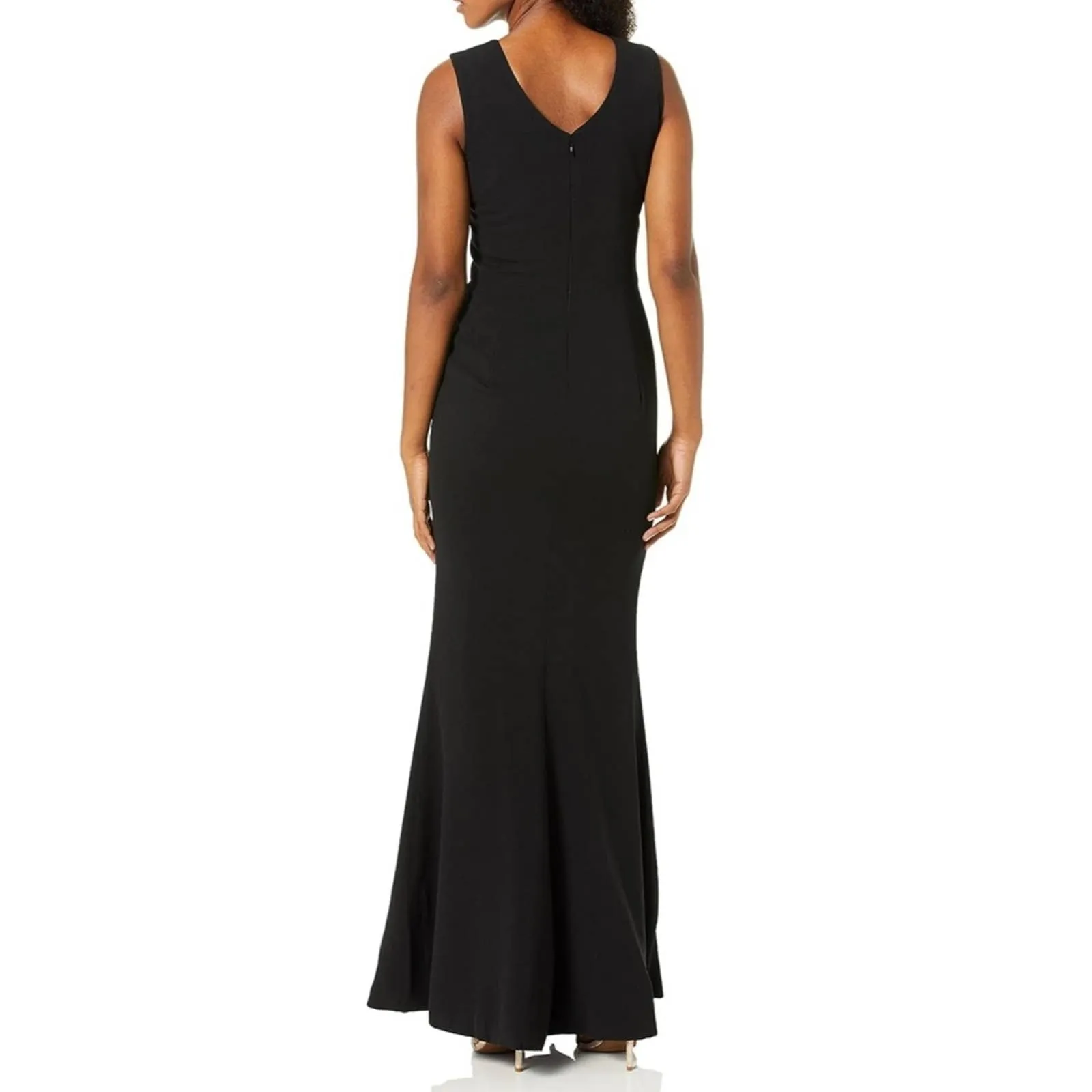 Dress The Population Sandra V-Neck Sleeveless Gown NEW Large