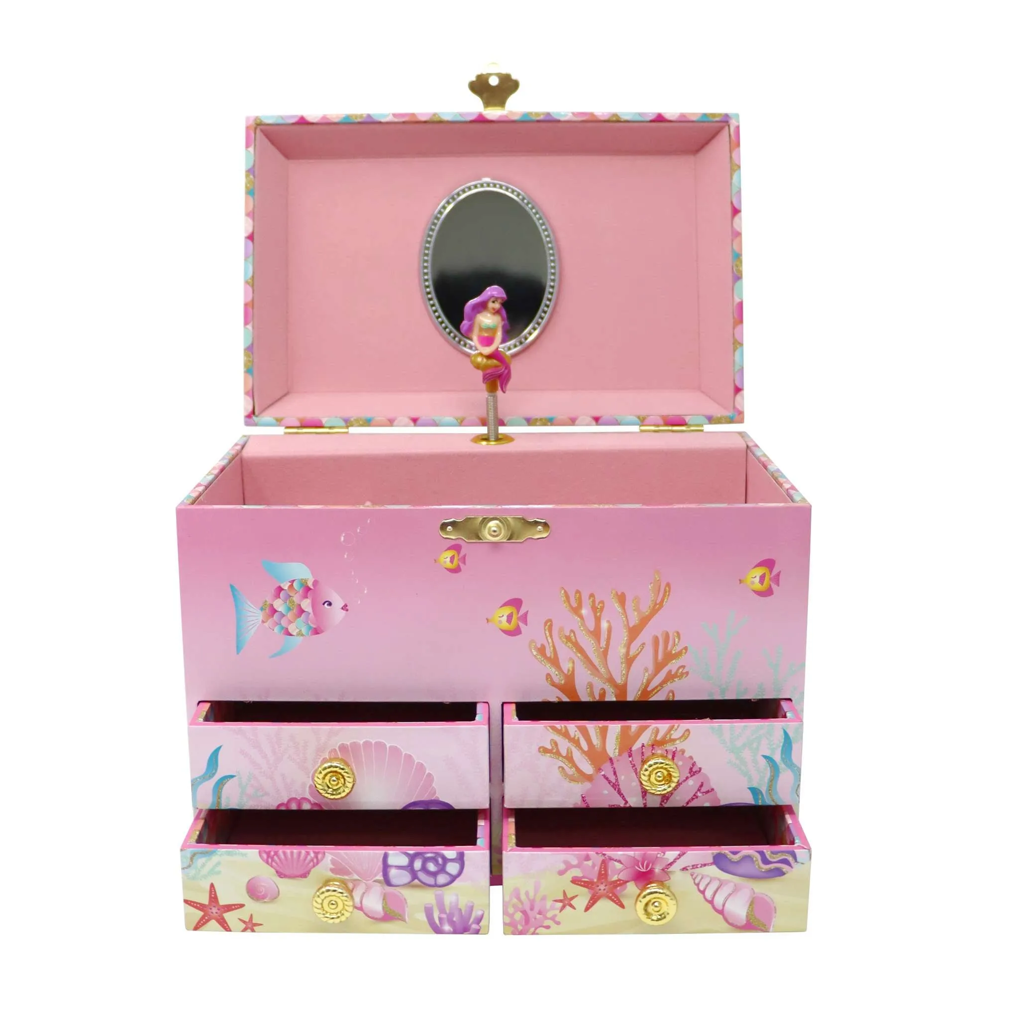 Enchanted Medium Mermaid Musical Jewellery Box