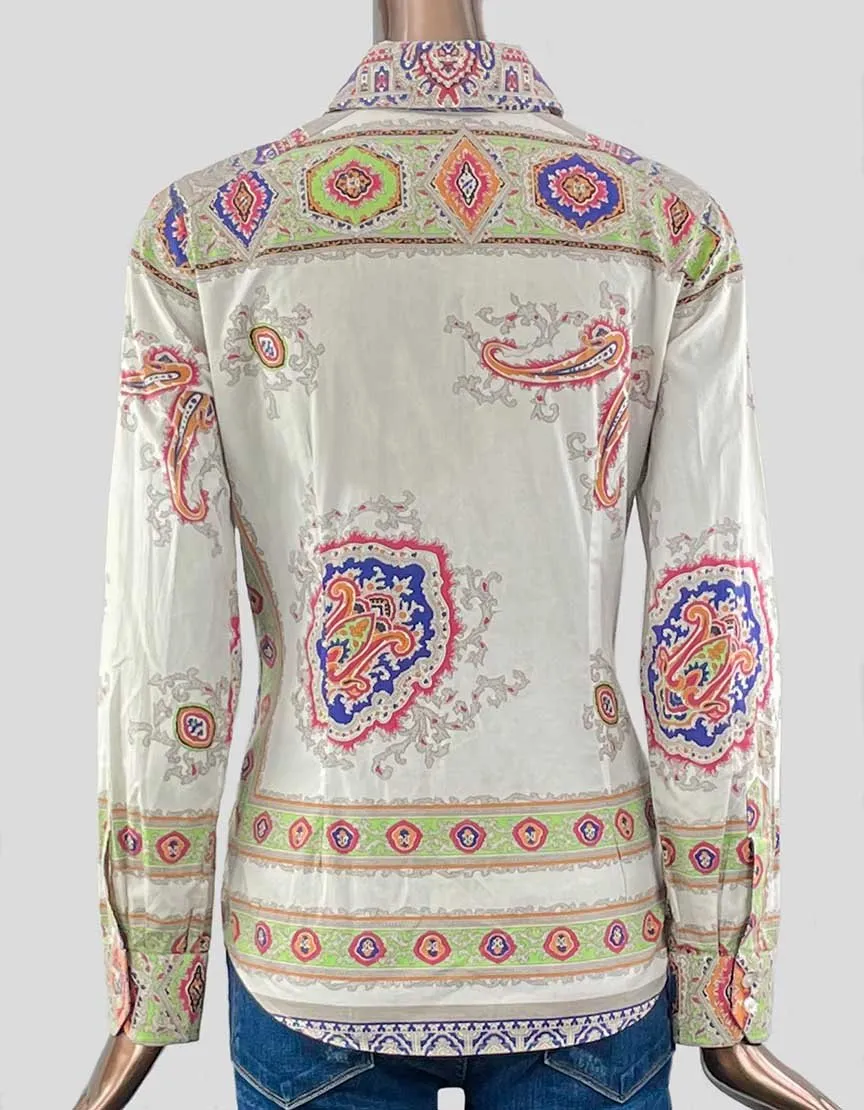 ETRO Long Sleeve Blouse - 6 US | 42 IT