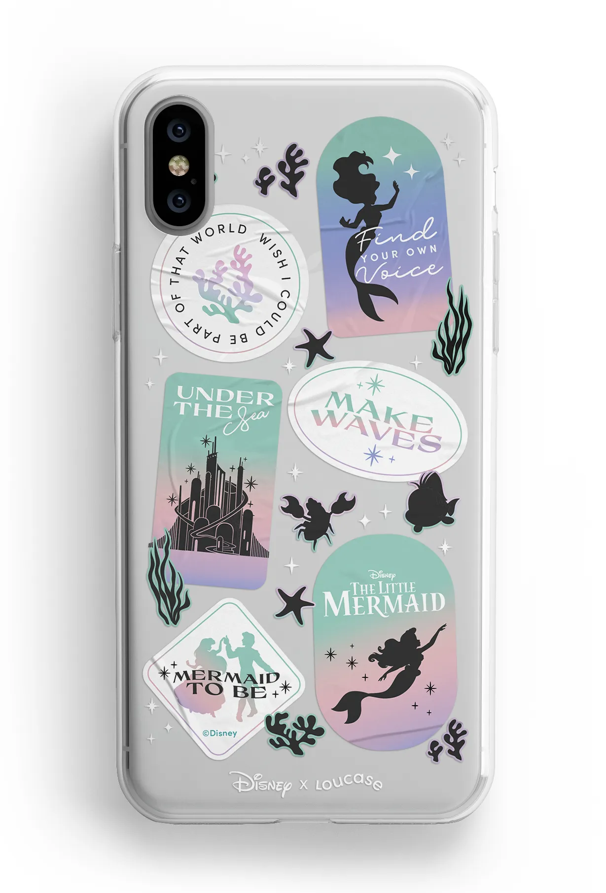 Follow Your Voice - KLEARLUX™ Disney x Loucase The Little Mermaid Collection Phone Case | LOUCASE