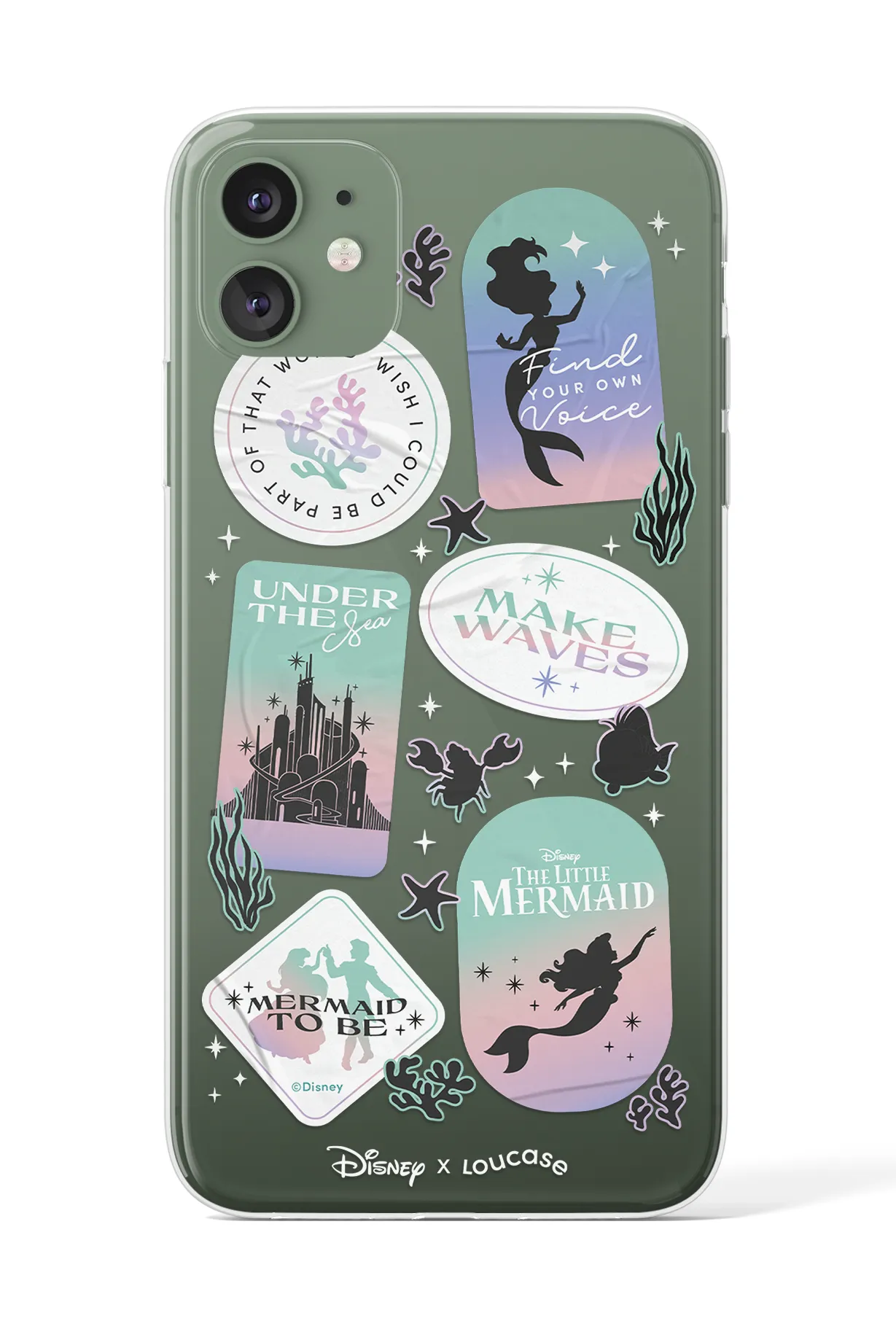 Follow Your Voice - KLEARLUX™ Disney x Loucase The Little Mermaid Collection Phone Case | LOUCASE