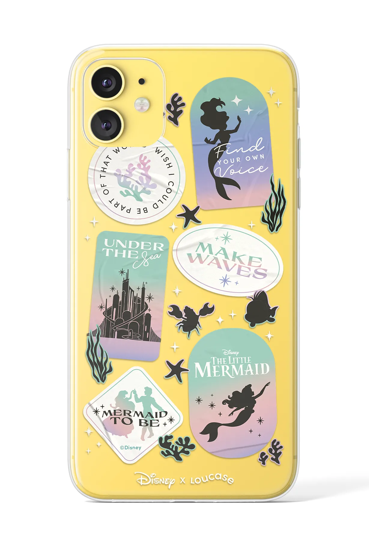 Follow Your Voice - KLEARLUX™ Disney x Loucase The Little Mermaid Collection Phone Case | LOUCASE