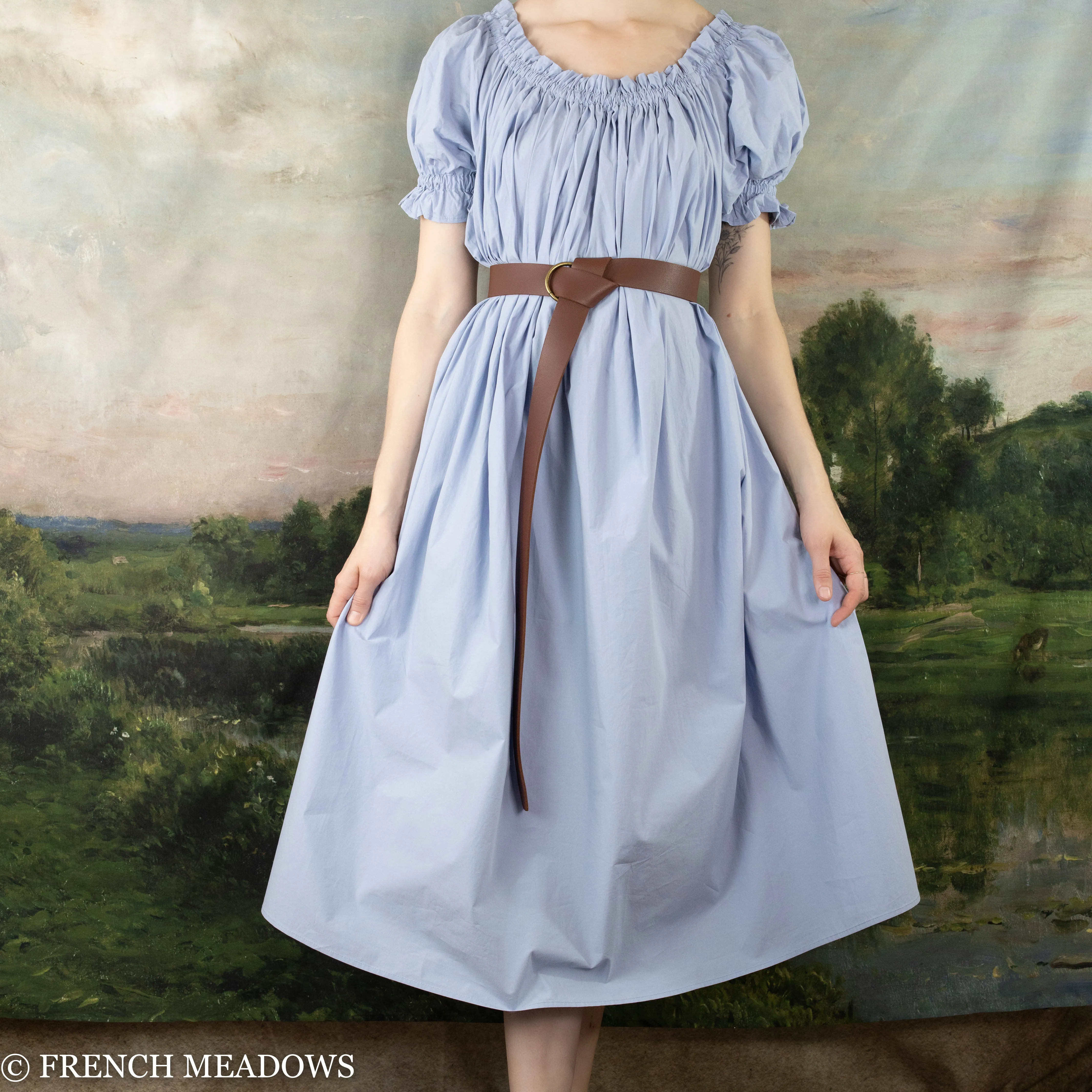 French Blue Chemise Dress