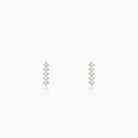 Gold Honey Allure Diamond Earrings