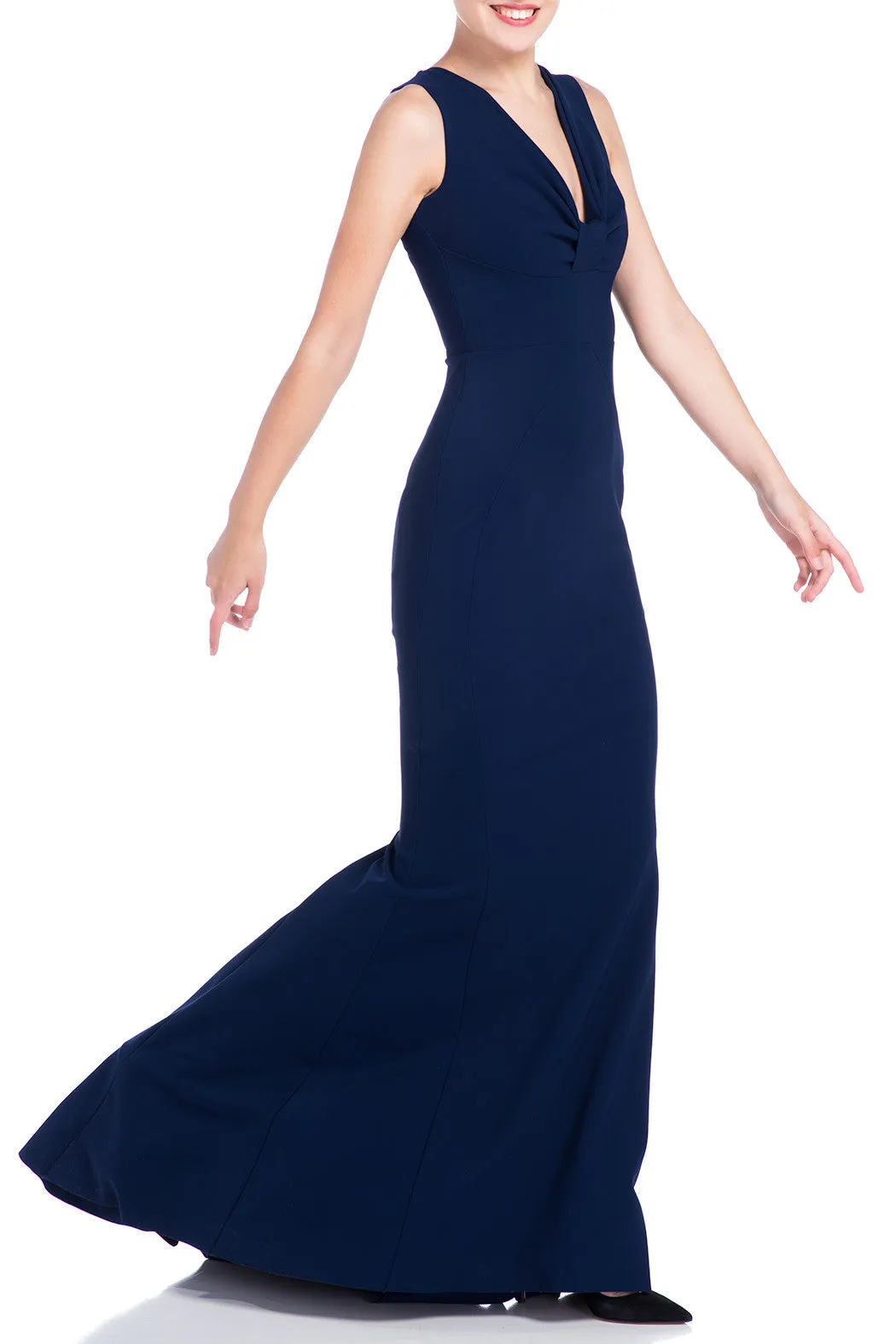 Greta Constantine Vara Gown Navy