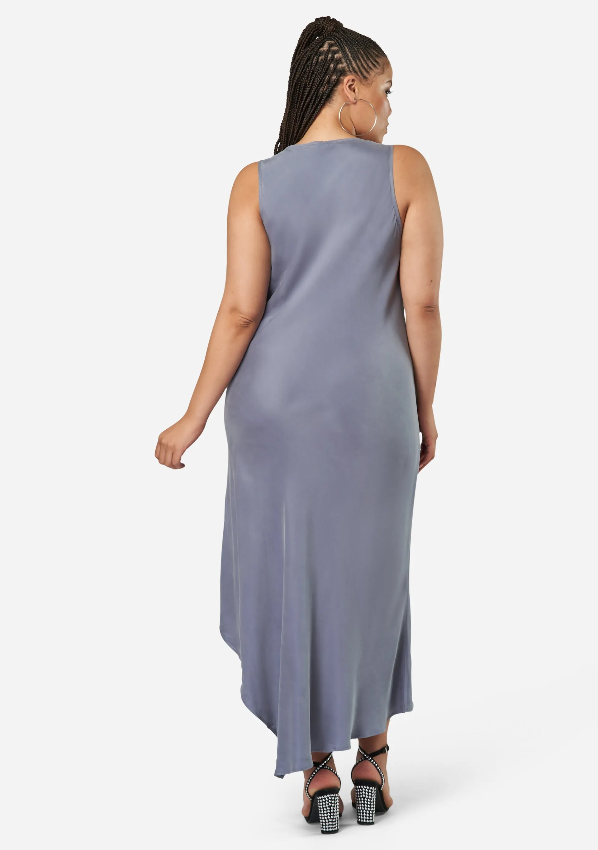 Hell & Back Asymmetric Midi Dress