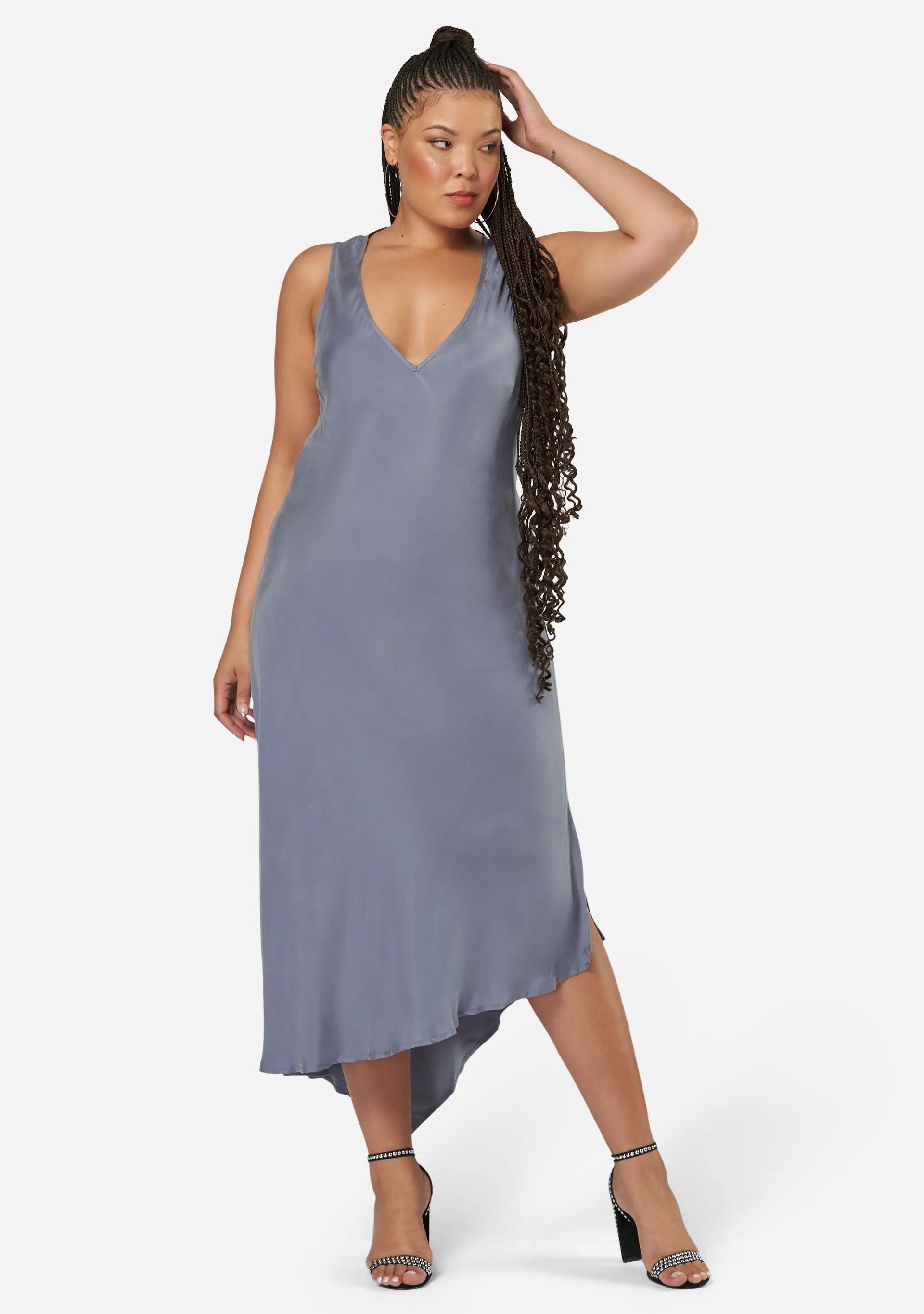 Hell & Back Asymmetric Midi Dress