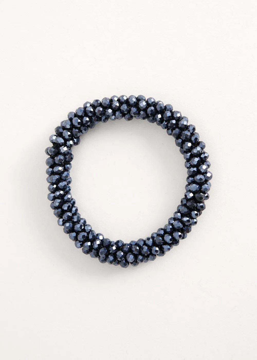 INES CRYSTAL BRACELET - BLUE BLACK