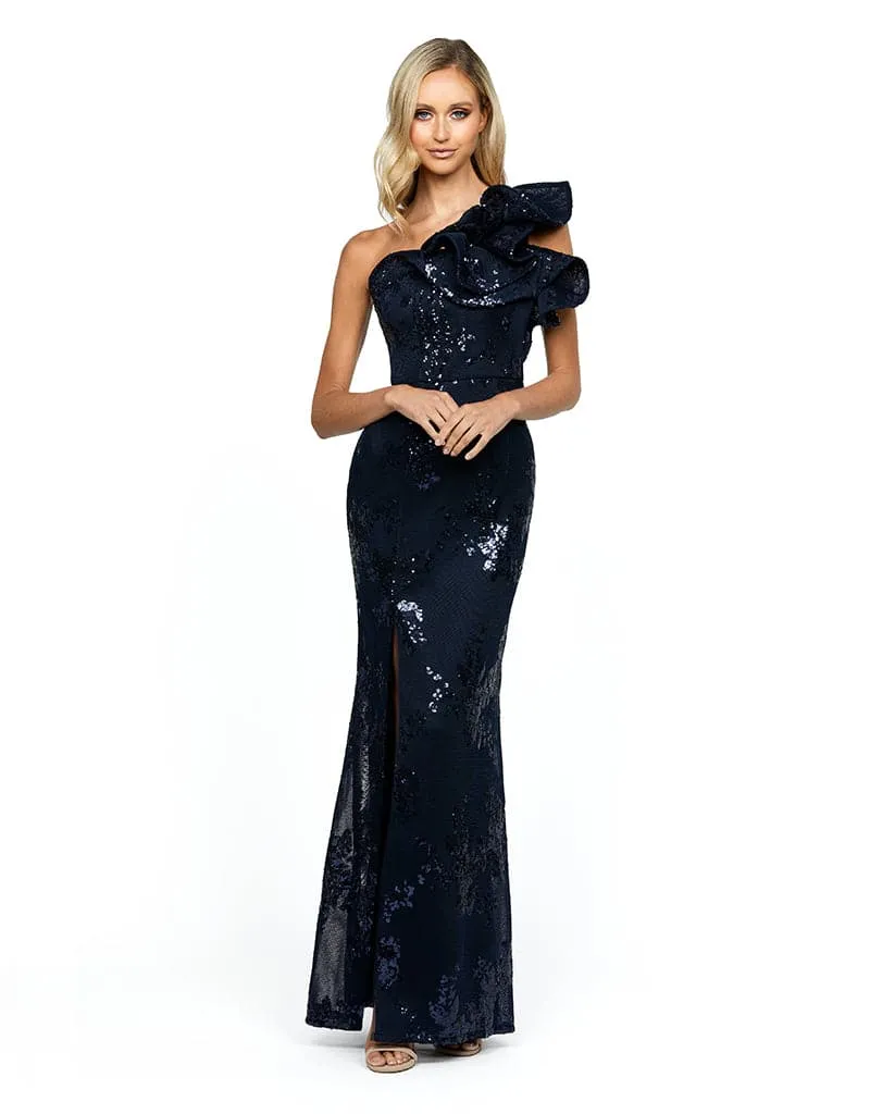 JESSIE ONE SHOULDER GOWN B53D29L