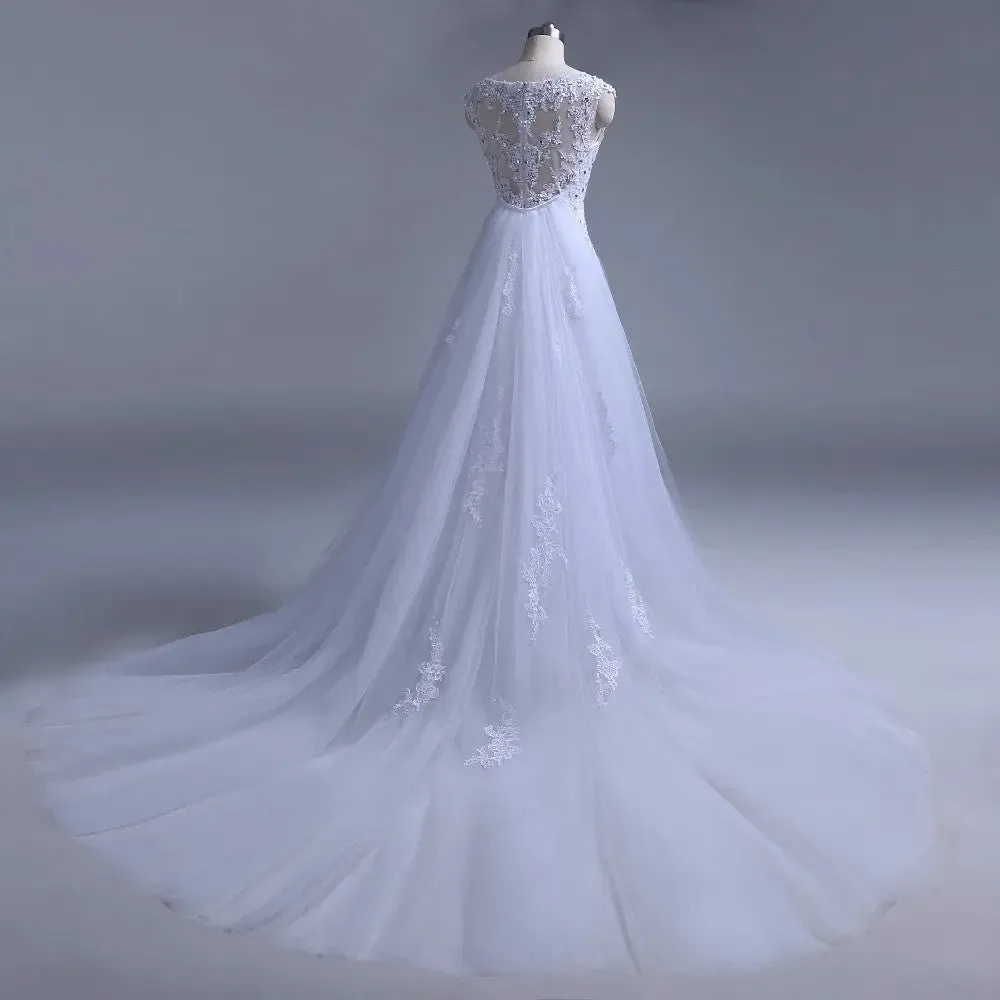 Mermaid Embroidered Bridal Gown