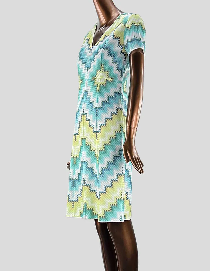 MISSONI Knee length Striped Dress - 40 IT | 4 US