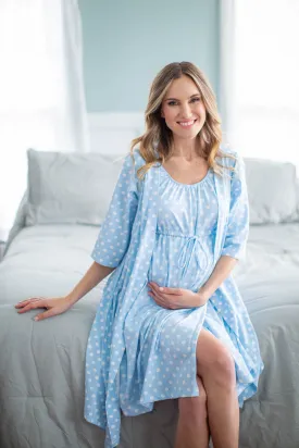 Nicole Robe & 3 in 1 Labor Gown Set