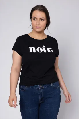 NOIR NEAT FIT T-SHIRT (BLACK)