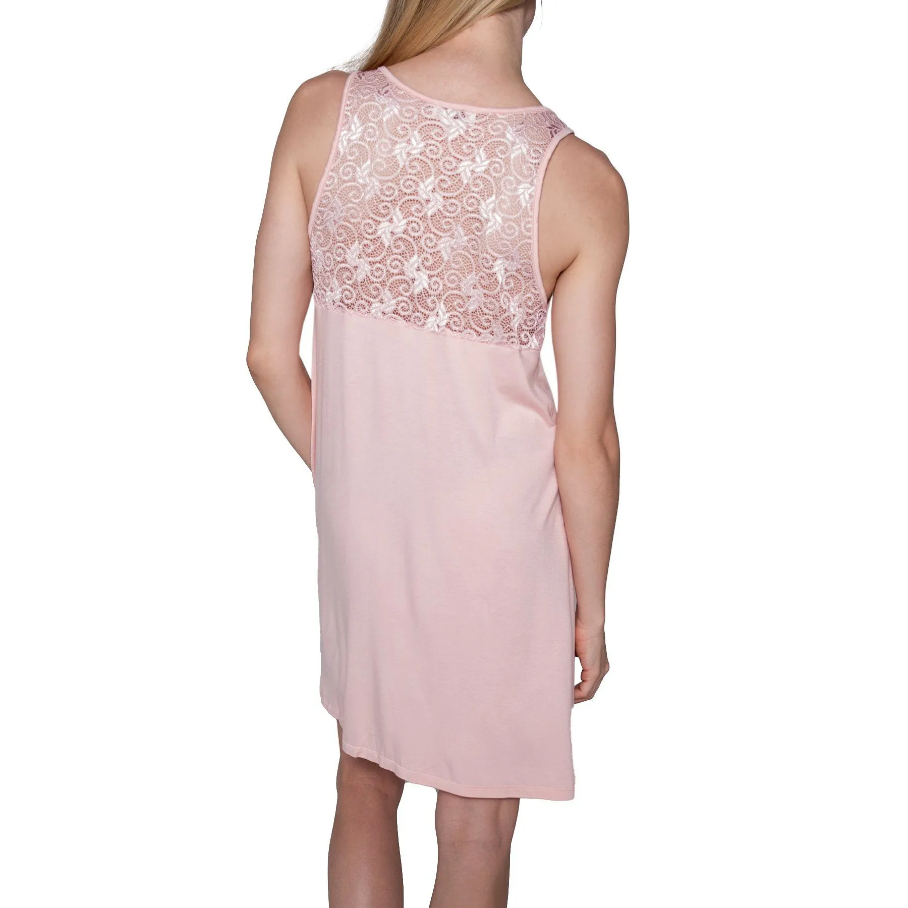 Olivia Short Gown - Seashell Pink