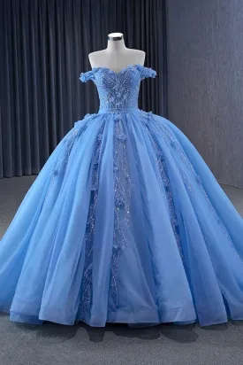 Quinceanera Dress Elegant Sequins Ball Gown Sweetheart Lace Up Appliques Evening Party Dresses