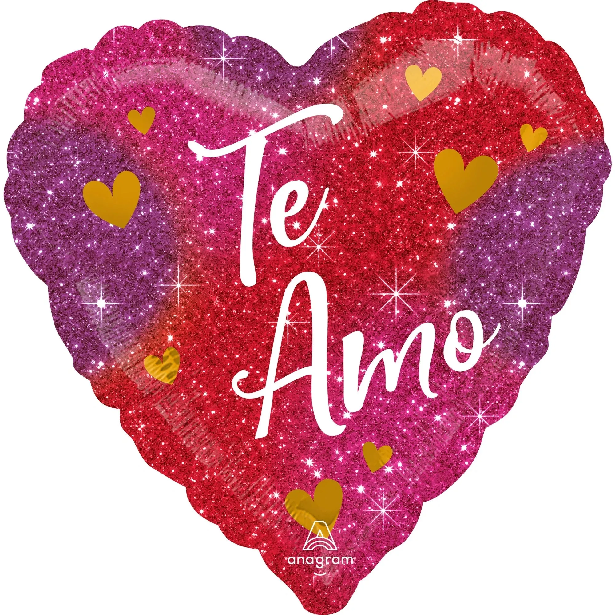 "Te Amo" Heart Shape Foil Balloon, 18 Inches, 1 Count