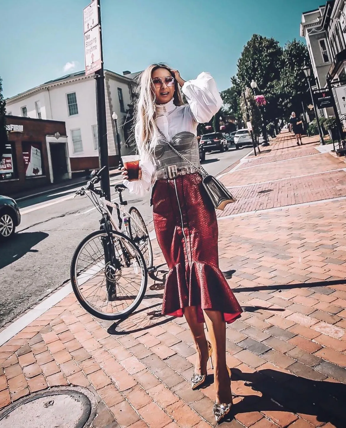 Red Mermaid Skirt