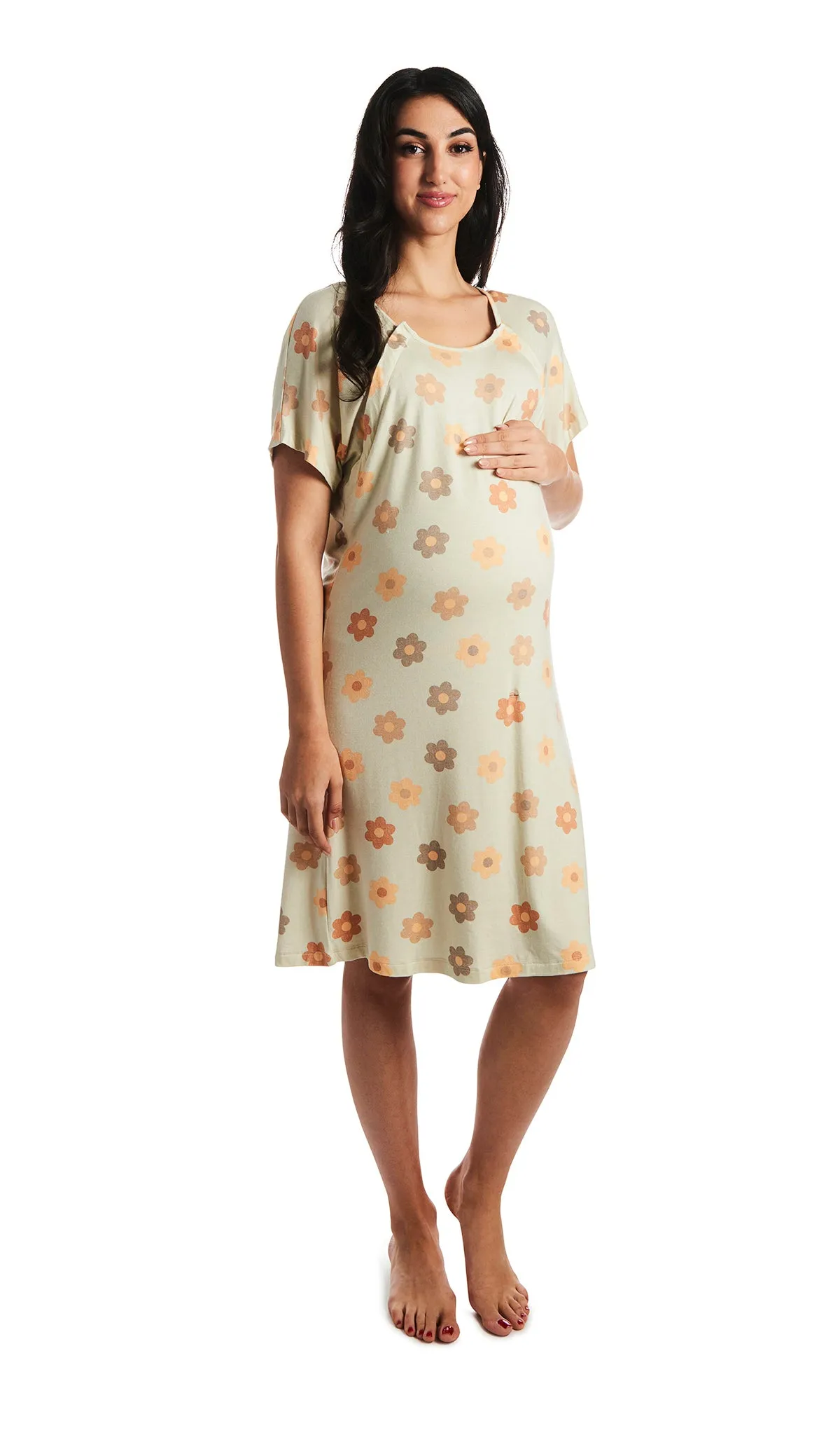 Rosa Hospital Gown - Daisies