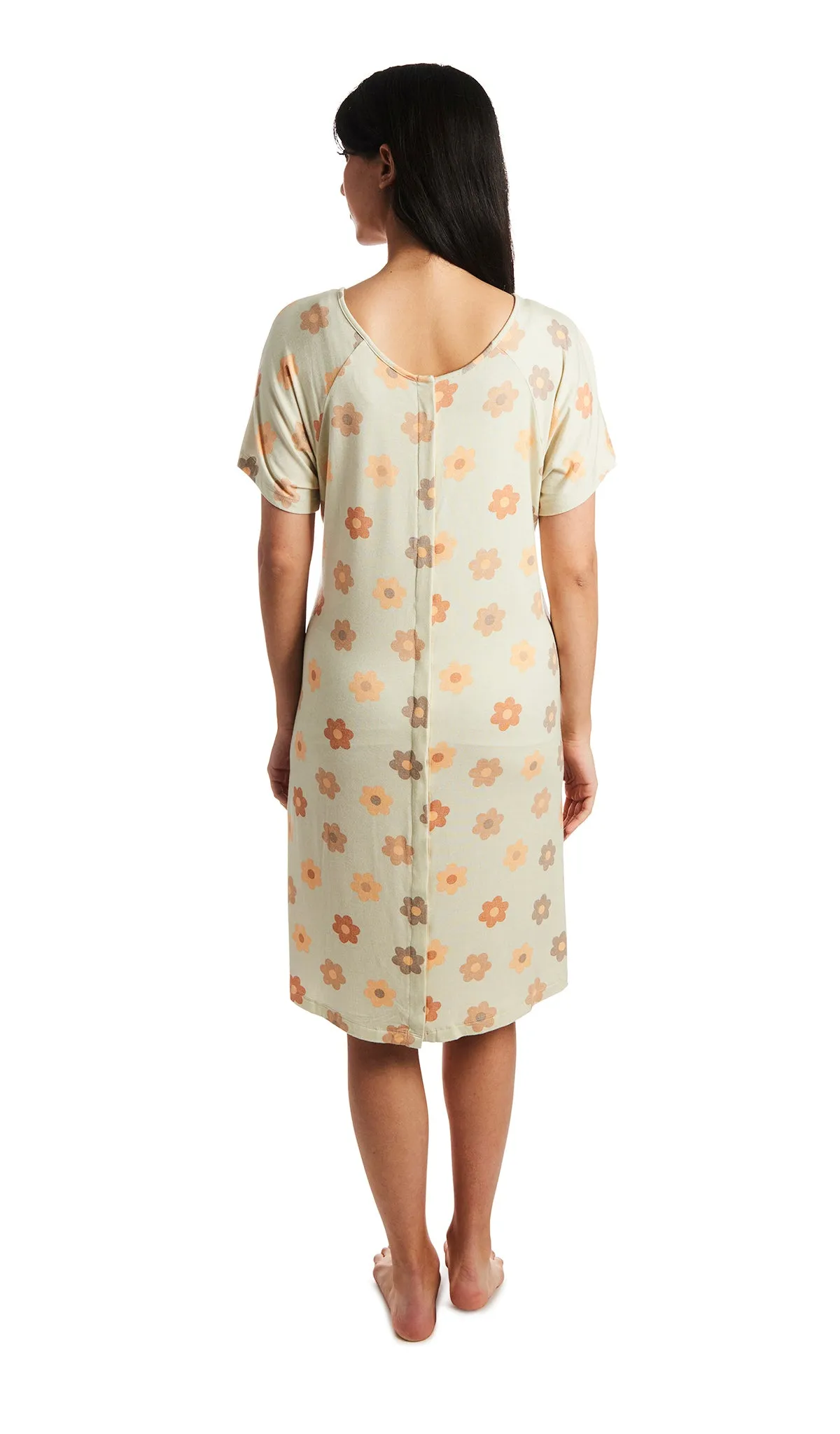 Rosa Hospital Gown - Daisies