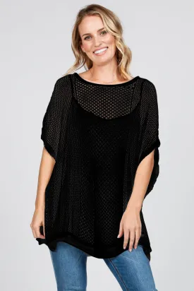 Willow Crochet Lace Poncho